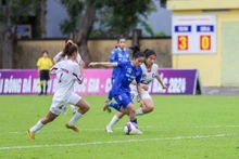 Than Khoáng sản Việt Nam thắng đậm 4-0 trước Sơn La. (Ảnh: VFF)