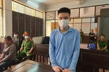 Bị cáo Lâm tại phiên tòa.