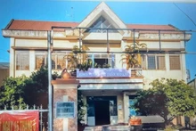 Trụ sở Đảng ủy, Ủy ban nhân dân thị trấn M'Drắk, nơi ông Phan Đình Cúc công tác.