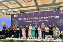 Lễ kỷ niệm 35 năm thiết lập quan hệ ASEAN-Hàn Quốc. Ảnh: TTXVN