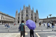 Quảng trường Duomo, Milan, Italia. (Ảnh: Reuters)