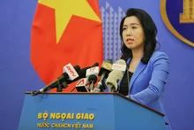Người phát ngôn Bộ Ngoại giao Lê Thị Thu Hằng. (Ảnh: VGP) 