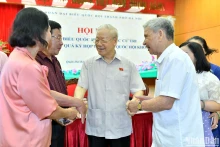Tổng Bí thư Nguyễn Phú Trọng với cử tri thành phố Hà Nội.