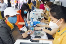 Gian hàng VNA đã thu hút hàng nghìn lượt khách tham quan và mua sắm tại hội chợ VITM 2022.