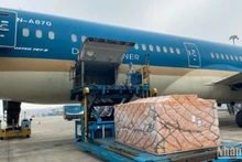 Hãng hàng không Vietnam Airlines vừa vận chuyển gần 30 tấn hàng hóa cứu trợ sang Myanmar nhằm giúp đỡ nước bạn vượt qua thảm họa động đất.