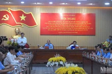 Hội nghị của Tỉnh ủy Cà Mau thông qua nhiều đề án liên quan sắp xếp bộ máy cấp tỉnh, cấp xã chiều 9/5.