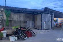 Căn nhà của ông Nghiêm Đại Quốc, nơi ông và cha ruột bị nhóm người xông vào nhà gây thương tích vào tháng 5/2023.