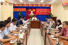Ủy ban kiểm tra Tỉnh ủy Cà Mau họp Thông báo kết luận kỳ họp lần thứ 24 liên quan đến các các dự án/gói thầu của AIC.