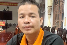 Đối tượng Trần Hoàng Phi tại Cơ quan Công an. 