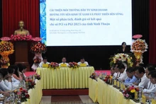 Quang cảnh hội nghị. Ảnh: (NGUYỄN TRUNG)