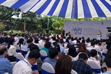Toàn cảnh Lễ công bố Chỉ số Hiệu quả quản trị và hành chính công cấp tỉnh Việt Nam (PAPI) năm 2024.