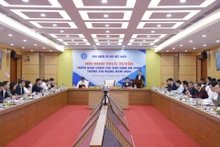Toàn cảnh hội nghị trực tuyến triển khai công tác bảo đảm an toàn thông tin mạng 2024.