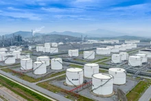 Một góc nhà máy Lọc hóa dầu Nghi Sơn.