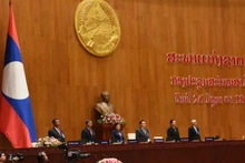 Kỳ họp thứ 5 Quốc hội Khóa IX của Lào bế mạc. (Nguồn: Lao News Agency/TTXVN)