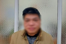 Đối tượng Đinh Văn Túc tại cơ quan Công an.