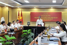 Quyền Tổng cục trưởng Tổng cục Thuế Mai Xuân Thành phát biểu chỉ đạo hội nghị.