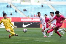 Đội tuyển U22 Việt Nam cầm hòa U22 Hàn Quốc với tỷ số 1-1.