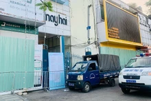 Cuộc cưỡng chế thực hiện quyết định thu hồi đất tại Công ty cổ phần May Hai diễn ra nhanh, gọn, an toàn.