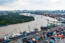 Ảnh minh họa: Cảng Tân Thuận, TP Hồ Chí Minh. (Ảnh: THÀNH ĐẠT)