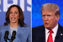 Phó Tổng thống Mỹ Kamala Harris và cựu Tổng thống Mỹ Donald Trump (Ảnh: Getty).