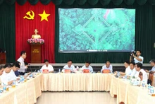 Quang cảnh buổi làm việc.