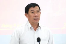 Bí thư Huyện ủy Nhơn Trạch Lê Thành Mỹ.
