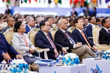 Chủ tịch Quốc hội Trần Thanh Mẫn dự Phiên khai mạc và phát biểu tại Hội nghị toàn thể lần thứ 12 của Hội nghị quốc tế các đảng chính trị châu Á. (Ảnh: TTXVN)