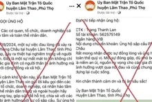 Fanpage giả mạo Ủy ban Mặt trận Tổ quốc huyện Lâm Thao.
