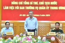 Tổng Bí thư, Chủ tịch nước Tô Lâm phát biểu tại hội nghị. (Ảnh: ĐĂNG KHOA)
