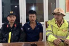 Đối tượng Cao Bá Khoa bị lực lượng chức năng bắt giữ.