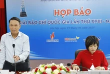 Họp báo Giải Báo chí Quốc gia lần thứ XVIII-năm 2023.