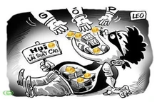 Tranh biếm họa của LEO.
