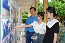 Bảng truyền thông tại Cơ sở cai nghiện ma túy Gia Minh (Hải Phòng). (Ảnh: Văn Quân)