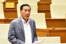 Đại biểu Phạm Văn Hòa (đoàn Đồng Tháp). (Ảnh: Thủy Nguyên)