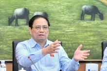 Thủ tướng Phạm Minh Chính phát biểu tại phiên thảo luận. (Ảnh: Đăng Khoa)