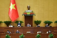 Phó Chủ tịch Quốc hội Nguyễn Đức Hải điều hành phiên thảo luận về Dự án Luật Thuế thu nhập doanh nghiệp (sửa đổi).
