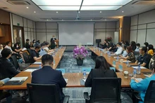 Quang cảnh buổi kết nối giao thương giữa doanh nghiệp Việt Nam và Singapore.