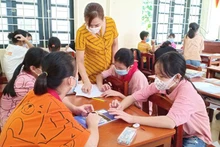 Một tiết học theo phương pháp mới thuộc Chương trình giáo dục phổ thông 2018 tại Trường phổ thông dân tộc nội trú THCS huyện Chợ Mới.