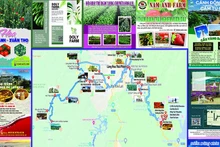 Bản đồ các làng hoa truyền thống Đà Lạt và một số điểm đến.
