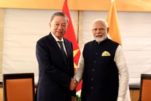 Tổng Bí thư, Chủ tịch nước Tô Lâm và Thủ tướng Ấn Độ Narendra Modi. (Nguồn: PTI)