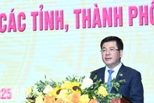 Bộ trưởng Công thương Nguyễn Hồng Diên phát biểu tại hội nghị. (Ảnh: KIM DUNG)