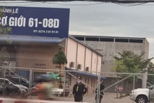 Trung tâm đăng kiểm xe cơ giới 61-08D tại Bình Dương bị phong tỏa, khám xét vào ngày 28/2.