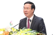 Đồng chí Võ Văn Thưởng phát biểu chỉ đạo hội nghị. (Ảnh: TTXVN)