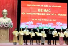 Học viện Chính trị quốc gia Hồ Chí Minh trao giải thưởng Hội thi giảng viên giỏi 