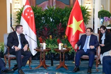 Quang cảnh buổi tiếp.