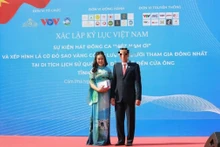 Trong nhiều sự kiện, Công ty Cổ phần Hằng Holy Group đều sử dụng trái phép logo của VOV trong danh sách các đơn vị tổ chức. (Ảnh: VOV)