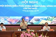 Thủ tướng Phạm Minh Chính dự và phát biểu chỉ đạo hội nghị. (Ảnh: TRẦN HẢI)