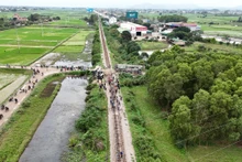 Hiện trường vụ va chạm.