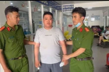 Nghi can Trần Văn Quốc bị bắt giữ sau 1 giờ gây án.