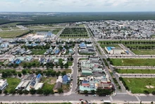 Một góc khu tái định cư Lộc An-Bình Sơn.